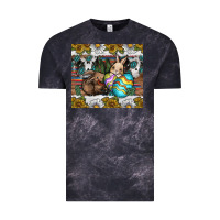 Cloud Black easter Vintage Tee - CowhideDigitalArt