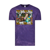 Cloud Purple easter Vintage Tee - CowhideDigitalArt