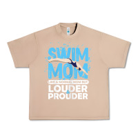 Burro womens swimmer swim mom louder prouder sports mother t shirt t shirt Urban Heavy Tee - linhVisuals