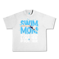 Lunar Rock womens swimmer swim mom louder prouder sports mother t shirt t shirt Urban Heavy Tee - linhVisuals