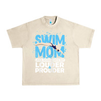 Sandshell womens swimmer swim mom louder prouder sports mother t shirt t shirt Urban Heavy Tee - linhVisuals