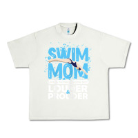 Pistachio womens swimmer swim mom louder prouder sports mother t shirt t shirt Urban Heavy Tee - linhVisuals