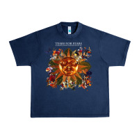 Navy tears for fears 24 Urban Heavy Tee - linhVisuals
