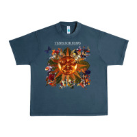 Midnight Navy tears for fears 24 Urban Heavy Tee - linhVisuals