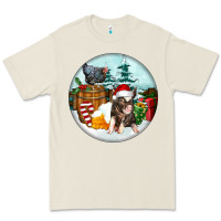 Bone Christmas Pig With Chicken Premium Tee - FaDigitalArtStudio