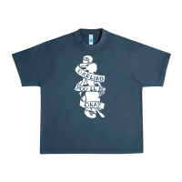Midnight Navy pierce the veil back Urban Heavy Tee - linhVisuals