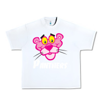 White pink panther custom Urban Heavy Tee - linhVisuals