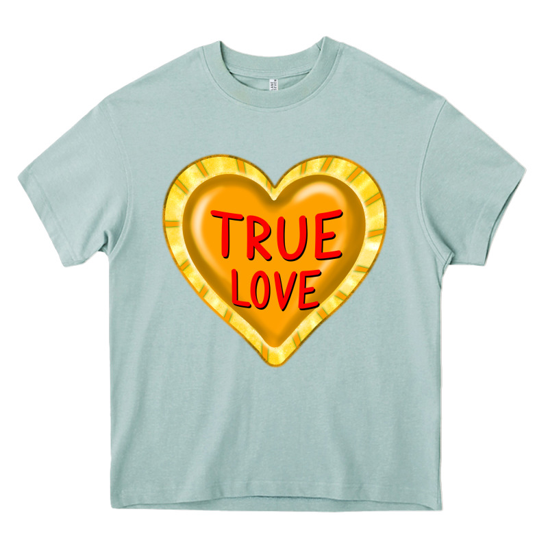 Valentine's Day Hearts Heavy Core Tee by FaDigitalArtStudio | Teevron