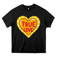 Black valentine's day hearts Heavy Core Tee - FaDigitalArtStudio