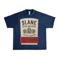 Navy slane irish whiskey Urban Heavy Tee - linhVisuals