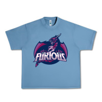 Pebble Blue bi furious   bisexual Urban Heavy Tee - linhVisuals