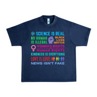 Navy science is real , black lives matter , love is love , equality , kindn Urban Heavy Tee - linhVisuals