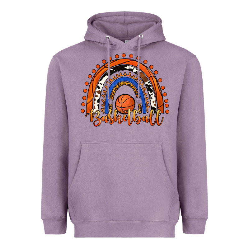 Basketball Rainbow Heavyweight Hoodie by RanaPortraitStore | Teevron