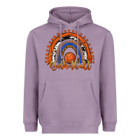 Lavender Basketball Rainbow Heavyweight Hoodie - RanaPortraitStore