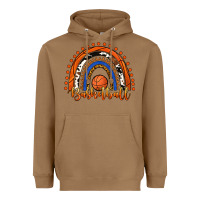 Toasted Coconut Basketball Rainbow Heavyweight Hoodie - RanaPortraitStore