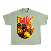 Oil Green vintage meatloaf bat out of hell Urban Heavy Tee - linhVisuals