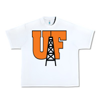 White findlay oilers Urban Heavy Tee - linhVisuals