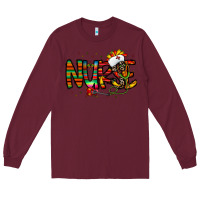 Burgundy nurse taco mexico Long Sleeve Tee - CowhideDigitalArt