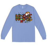 Colony Blue nurse taco mexico Long Sleeve Tee - CowhideDigitalArt
