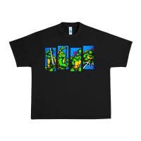 Black arcade turtles Urban Heavy Tee - linhVisuals