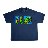 Navy arcade turtles Urban Heavy Tee - linhVisuals