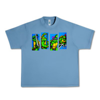 Pebble Blue arcade turtles Urban Heavy Tee - linhVisuals