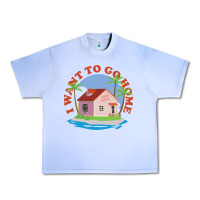 Grape Ice i want to go home Urban Heavy Tee - linhVisuals