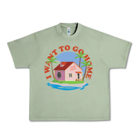 I Want To Go Home Urban Heavy Tee | Teevron