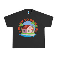 Pigment Black i want to go home Urban Heavy Tee - linhVisuals
