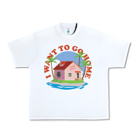 White i want to go home Urban Heavy Tee - linhVisuals