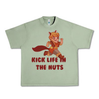 Oil Green kick life in the nuts   squirrel girl Urban Heavy Tee - linhVisuals