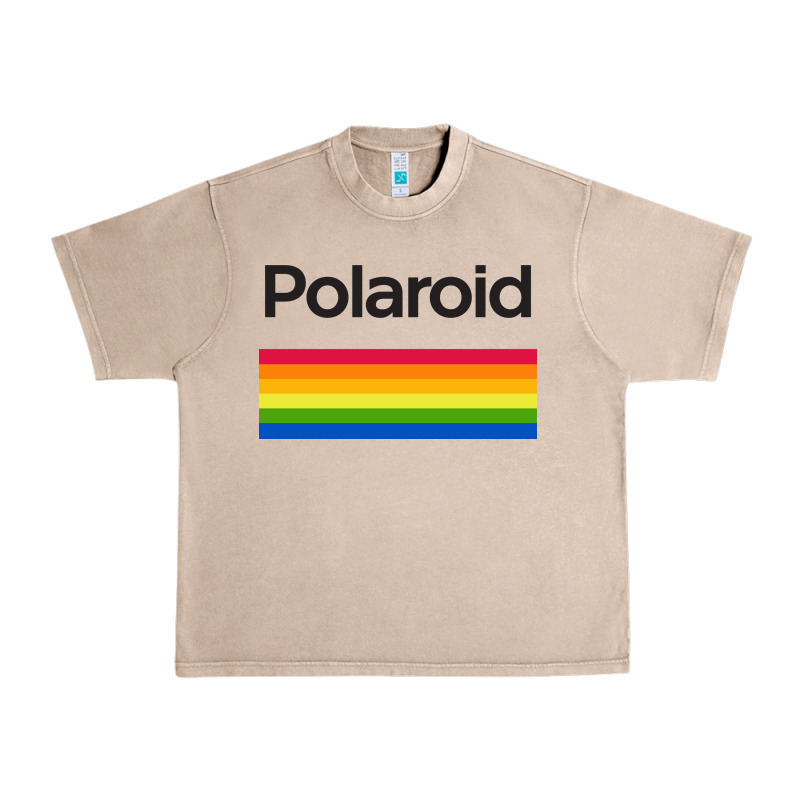 Polaroid Color Spectrum Horizontal Urban Heavy Tee by linhVisuals | Teevron