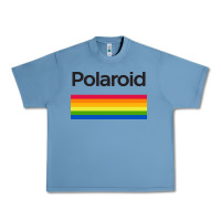 Pebble Blue polaroid color spectrum horizontal Urban Heavy Tee - linhVisuals