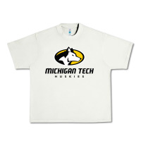 Pistachio michigan tech huskies Urban Heavy Tee - linhVisuals