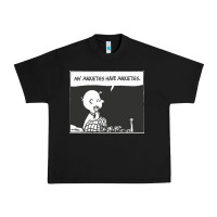 Black my anxieties have anxieties   peanuts Urban Heavy Tee - linhVisuals