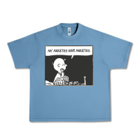 Pebble Blue my anxieties have anxieties   peanuts Urban Heavy Tee - linhVisuals