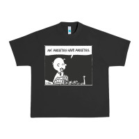 Pigment Black my anxieties have anxieties   peanuts Urban Heavy Tee - linhVisuals
