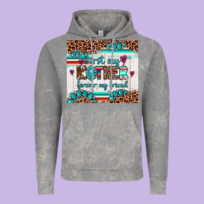 First My Mother Forever My Friend Vintage Hoodie Designed By Artiststas