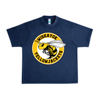 Navy the yellowjackets Urban Heavy Tee - linhVisuals