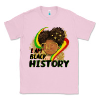 Bubblegum Pink I am black history Classic Tee - FaDigitalArtStudio