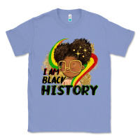 Colony Blue I am black history Classic Tee - FaDigitalArtStudio