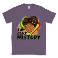Lavender I am black history Classic Tee - FaDigitalArtStudio