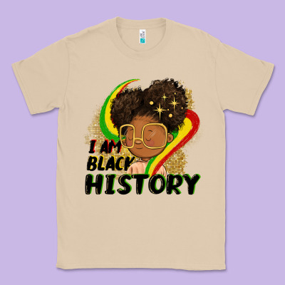 I Am Black History Classic Tee Designed By Fadigitalartstudio