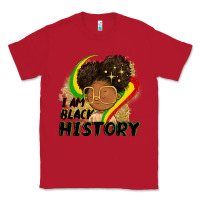 Red I am black history Classic Tee - FaDigitalArtStudio
