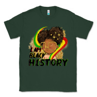 Sports Green I am black history Classic Tee - FaDigitalArtStudio