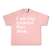 Salmon luckiest man alive Urban Heavy Tee - linhVisuals