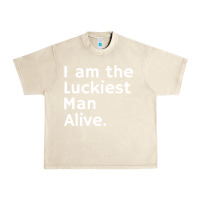 Sandshell luckiest man alive Urban Heavy Tee - linhVisuals