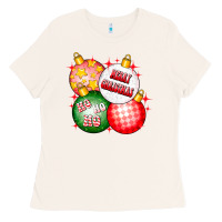 Bone merry christmas ball Ladies Tee - CowhideDigitalArt