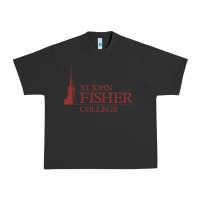 Pigment Black st. john fisher collage Urban Heavy Tee - linhVisuals