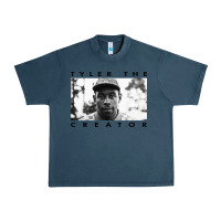 Midnight Navy tyler the creator Urban Heavy Tee - linhVisuals